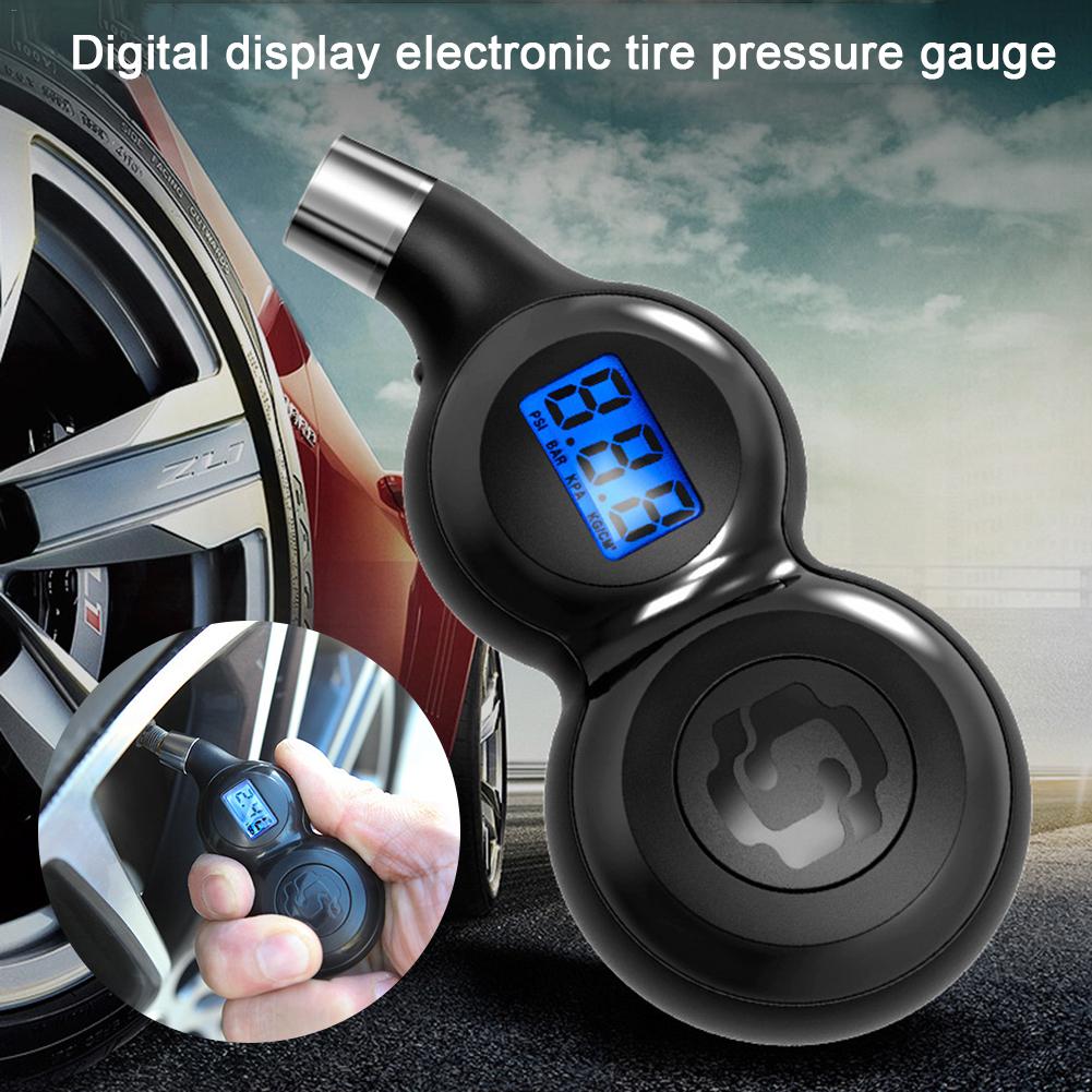 Electronic Digital Vent Gas Tire Pressure Gauge High Precision Car Tire Pressure Monitor For Car Motorcycle Tire Pressure Gauge