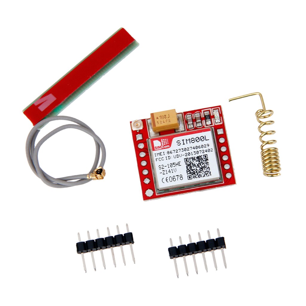 1x Sim800l GPRS GSM SIM Board Quadband On Board TTL With Antenna For