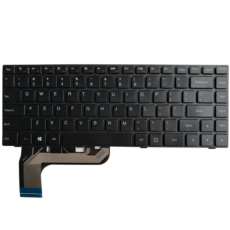 US Laptop keyboard FOR LENOVO ideapad 100-14 100-14IBY Engliash