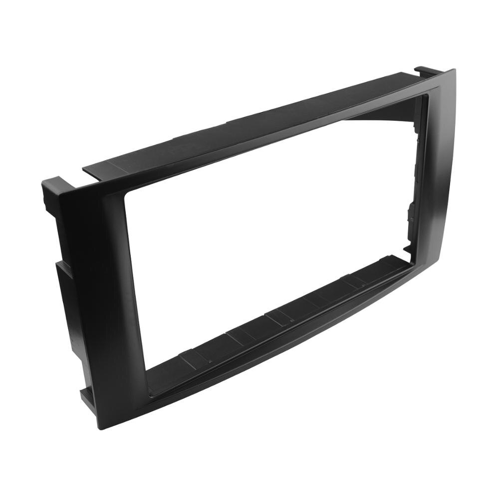 2 Din Radio Fascia für Volkswagen Touareg T5 Multivan Transporter DVD Stereo-Panel Dash Mount Installieren Trim Kit Refit Rahmen