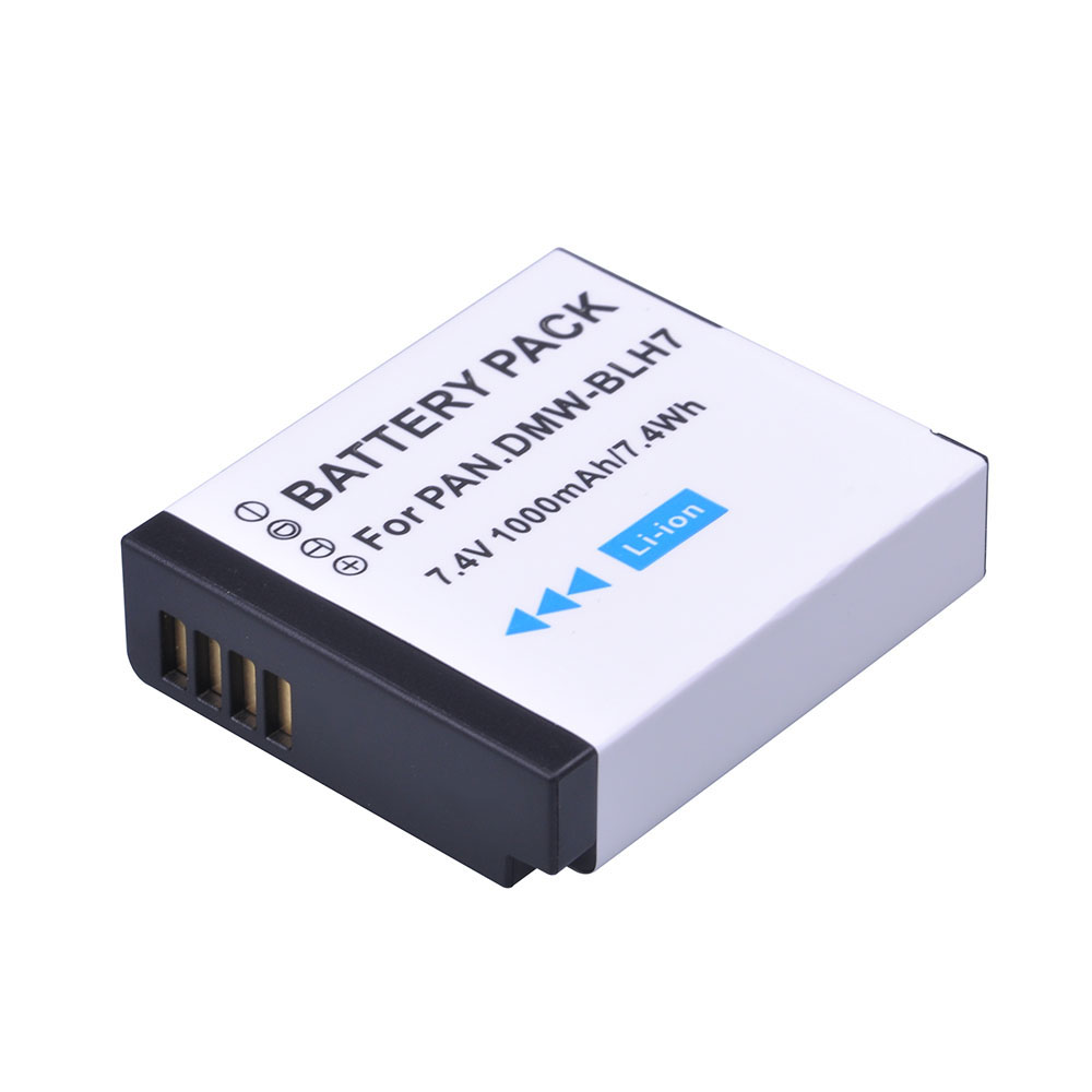 Batterie pour Panasonic Lumix 1000 DMW-BLH7 DMC-LX15, DMC-GM5 mAh, DMW BLH7E BLH7, pour modèles DMC-GF7,, GM1, GF8, GF9, LX10