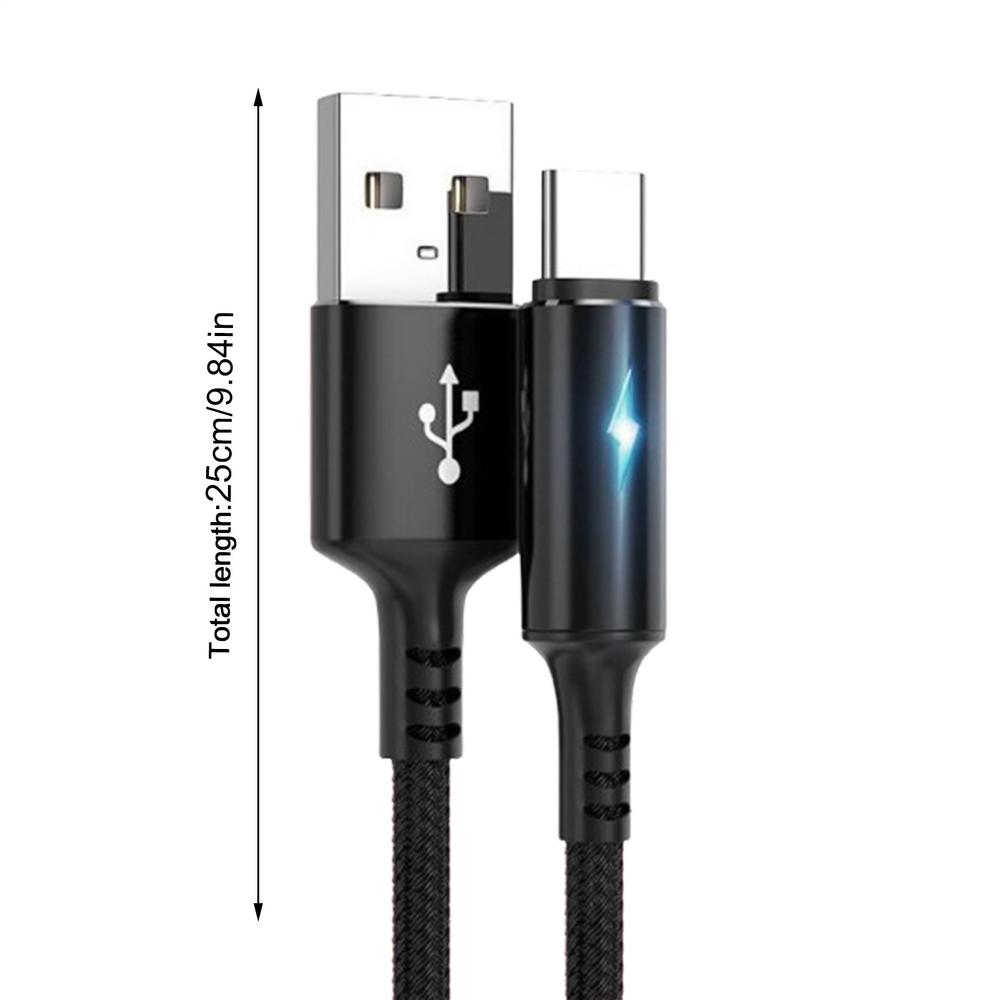 Type C Cable Super Fast Charger Cord USB Type C Quick Charge Cable Durable Type-C Charger Cord USB C Cables Phone Charger Cord: Red