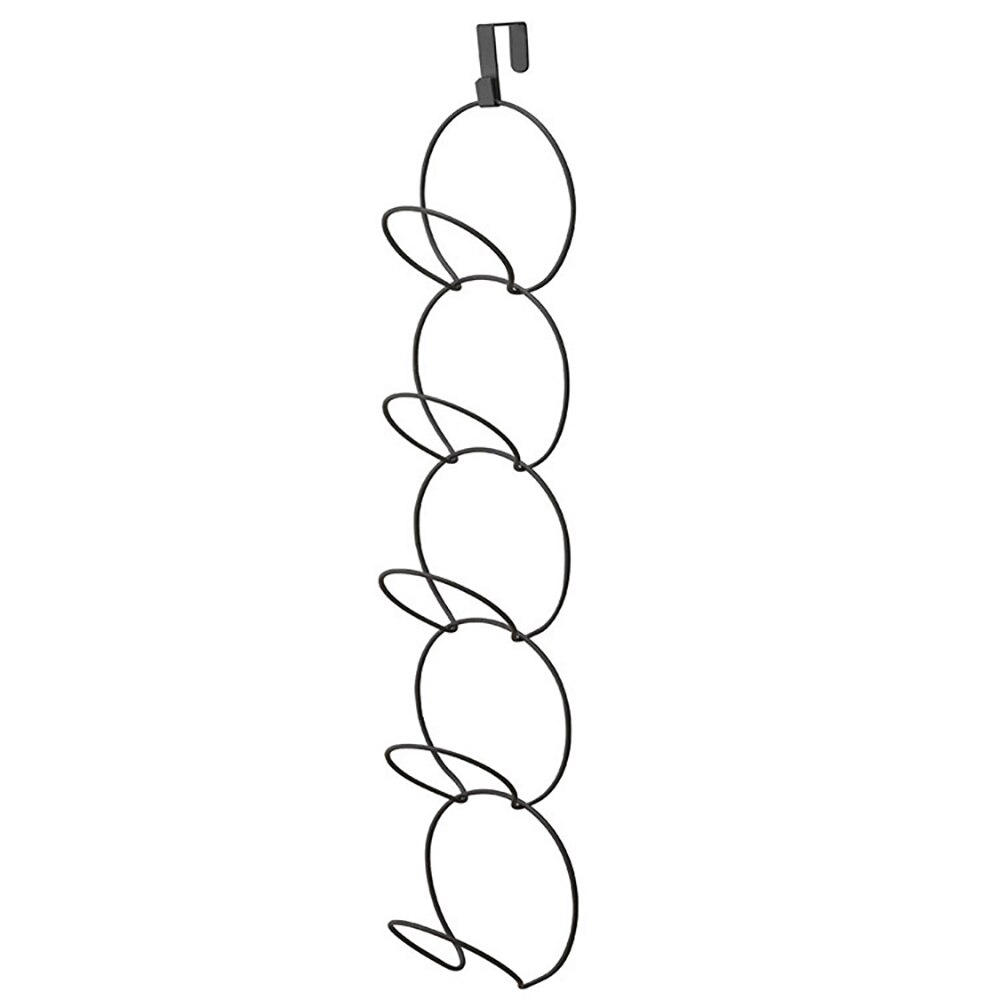 5 Pack Baseball Cap Rack Hat Holder Rack Home Organizer Storage Door Closet Hanger Cap Holder Rack Foldable: black