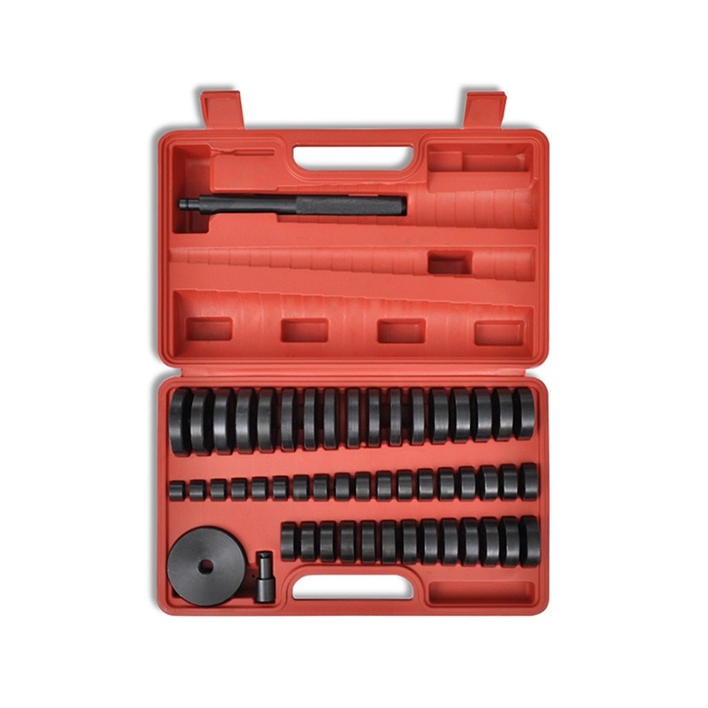 52 pcs Bus Lager Seal Driver Push Druk Disc Tool Set 18-74mm Bush/Lager/Seal driver Set