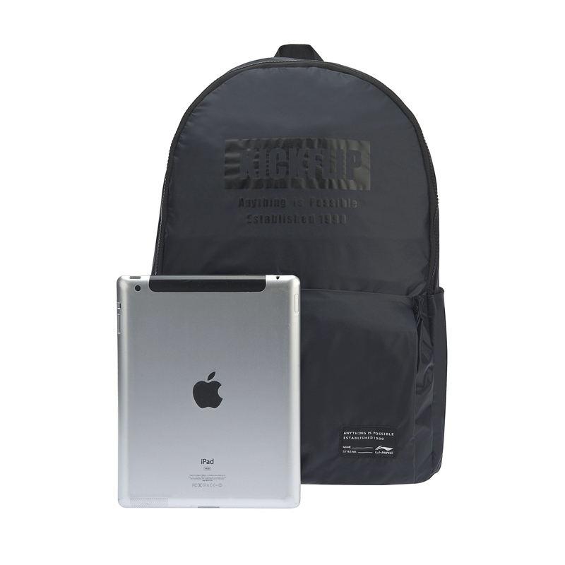 Li-Ning Unisex The Trend Backpack 24L Adjustable Shoulder Strap Side Pocket LiNing Leisure Sports Bags ABSP032 EJFM19