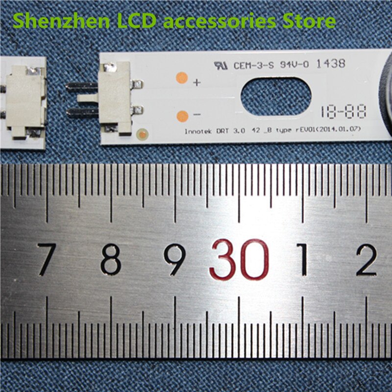 Tira de luces LED de retroiluminación, accesorio para televisor LG Innotek DRT 3,0 de 42 &quot;tipo A/B 42LB5500 42LB5600100% , 8 unids/lote