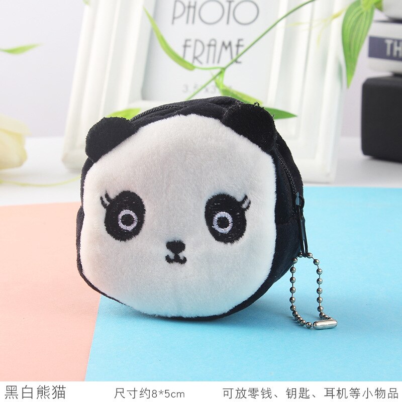 Litthing lindo Mini monedero mujeres bolso niños monedero cartón Animal Wallet estudiante almacenamiento bolsa titular 1 Uds: 1