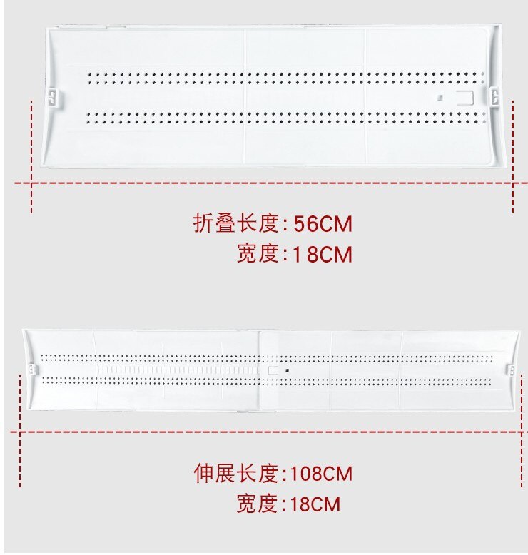 Air Conditioning Wind Shield Anti Direct Blowing Air Conditioner Cover Retractable Cold Home Air Conditioner Deflector Baffle