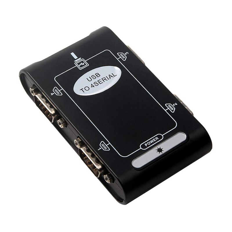 4 Poort RS232 Naar Usb 2.0 Adapter Usb Seriële DB9 Com Converter Controller Card