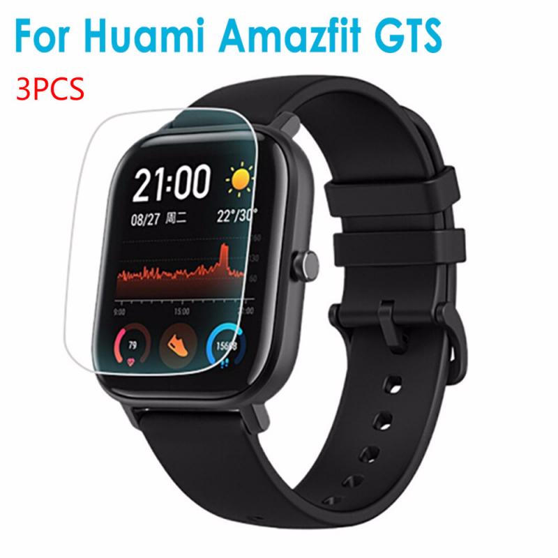 3Pcs Beschermende Volledige Film Screen Protector Volledige Cover Clear Soft Tpu Film Voor Xiaomi Huami Amazfit Gts Smart Horloge accessoires: Default Title