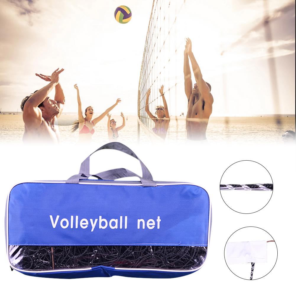 Standaard Volleybal Netto Strand Volleybal Netto Voor Praktijk Training Volleybal Vervanging Net Voor Indoor Outdoor Sport 9.5M * 1M