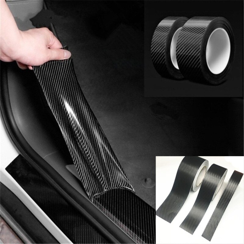 Bike Frame Protection Stickers Tape 5cm 10cm Bicycle Frame Protector 0.6mm Thickness Clear Wear Surface 3D Carbon Tape Film Tool