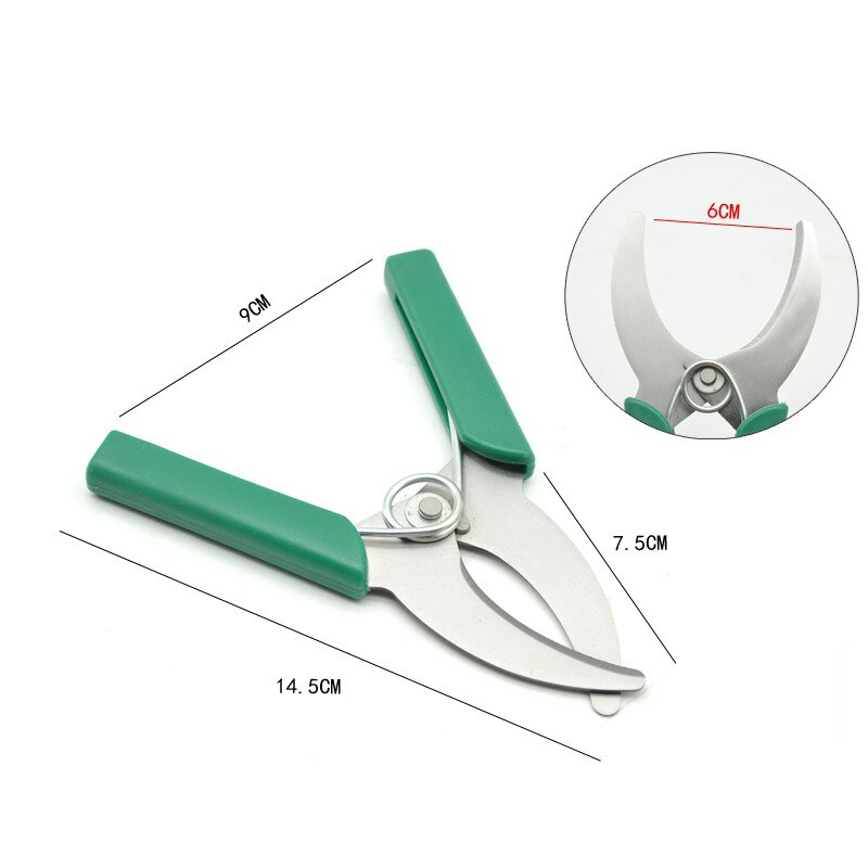 Tree Branches Ring Barking Cutter Scissor Sharp Stripping Peeling Knife Garden Girdling Shear Prunning Tool Garden Hand Tools: Green