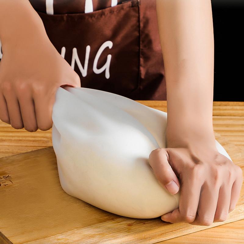 1Pc Siliconen Kneden Deeg Zak Meel Mixer Tas Anti-aanbak Veelzijdige Deeg Mixer Voor Brood Gebak Pizza Bakvormen Keuken Gereedschap