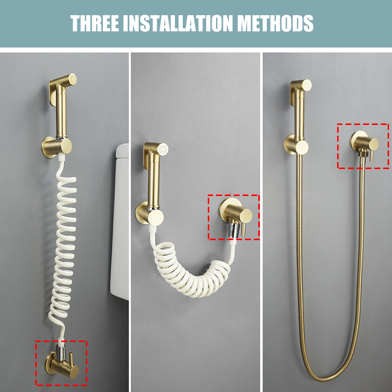 Messing Kraan Ventiel Muur Gemonteerde Socket Buitendraad G1/2 "Zwarte Kraan Douche Messing Hoek Ventiel Badkuip Accessoires
