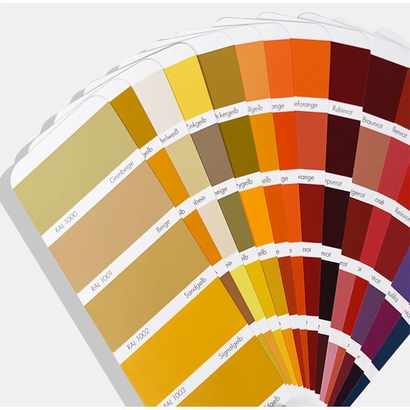 Original Deutschland RAL farbe karte internationalen standard Ral K7 farbe diagramm für farbe 213 farben mit Box