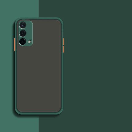 Realme gt Meister Fall matt armor Rahmen Kamera schützend Fall Pro realme gt Meister Startseite Pro realme gt Meister Forscher: Gt Meister Forscher / Schwarz grün
