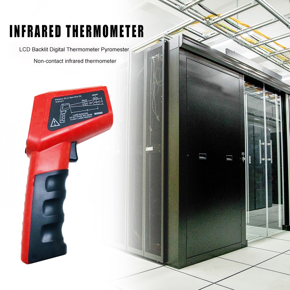DT8380AH Handheld Infrared Thermometer Non-Contact Temperature Meter Pyrometer Infrared Pyrometer -50 to 380 Degree Accessories