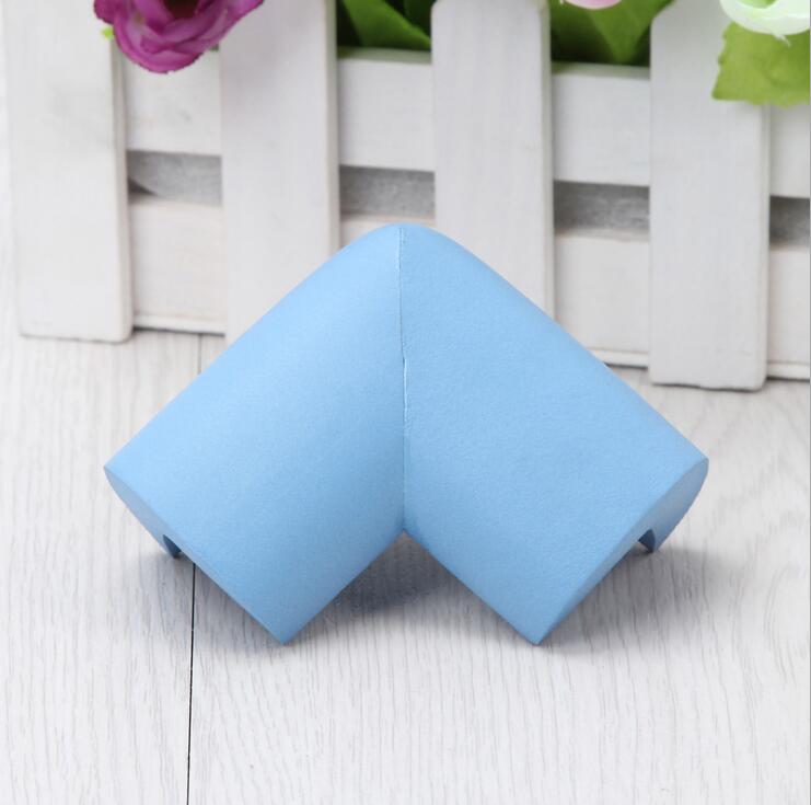 4 stks/partij Baby Veiligheid Tabel Corner Protector Transparante Anti-Collision Bescherming Hoek Cover Edge Corner Guard voor Kid Beveiliging: 4 PC Lot Blue