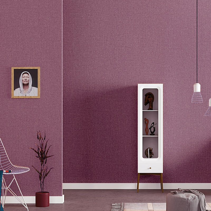 Linnen Geweven Home Decor Zelfklevende Behang Voor Woonkamer Slaapkamer Muurstickers Vinyl Waterdicht Contact Papier