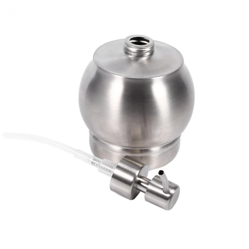 550Ml Stainless Steel Soap Dispenser Pump Lotion Bottle Kitchen Bathroom Detergent Shampoo Shower Hand Wash Bottle Pump Holder