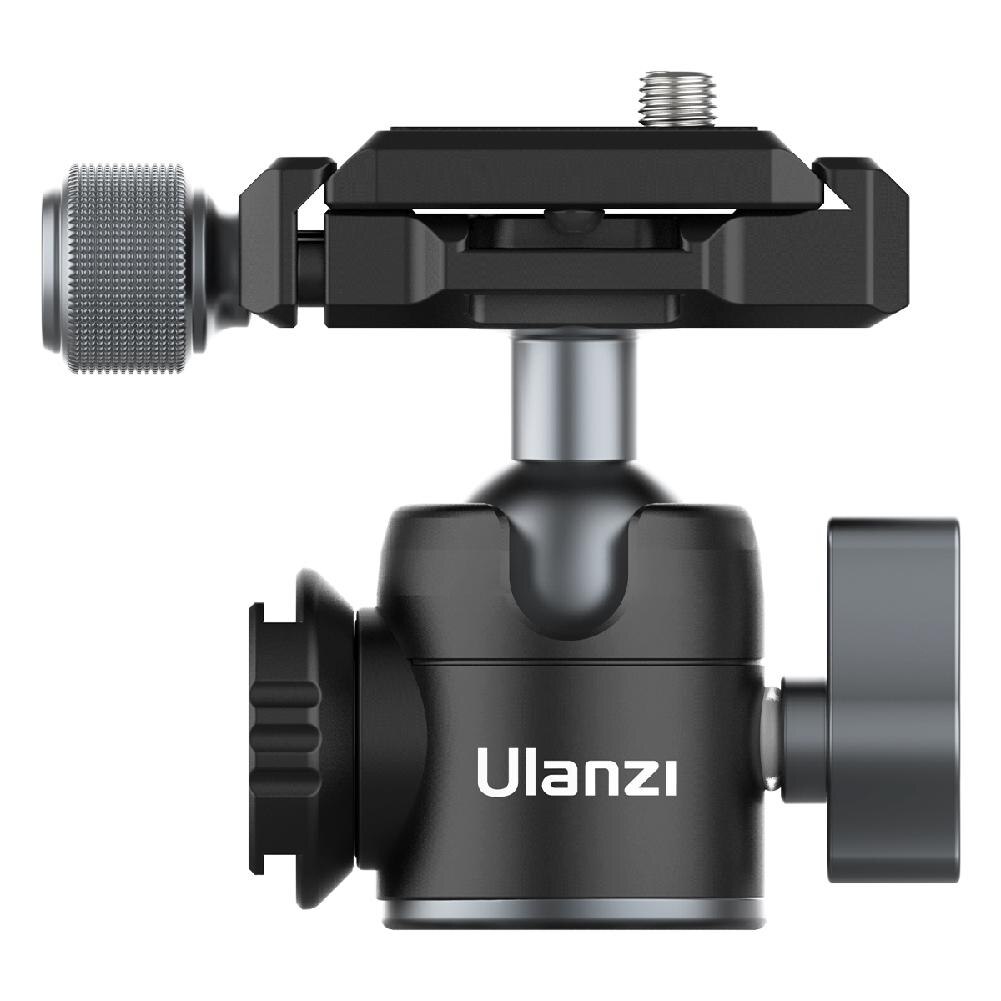 Per Ulanzi U-60L di Alluminio Testa A Sfera Multifunzione In Metallo Ballhead Treppiede Da Tavolo Stand Adattatore per Outdoor Vlog Parti Portatile