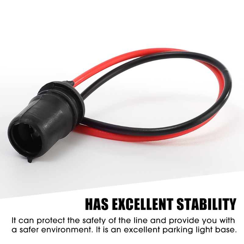 T10 car lamp socket bulb 147 rubber plug holder extension led lamp base holder wire adapter for  t10 w5w