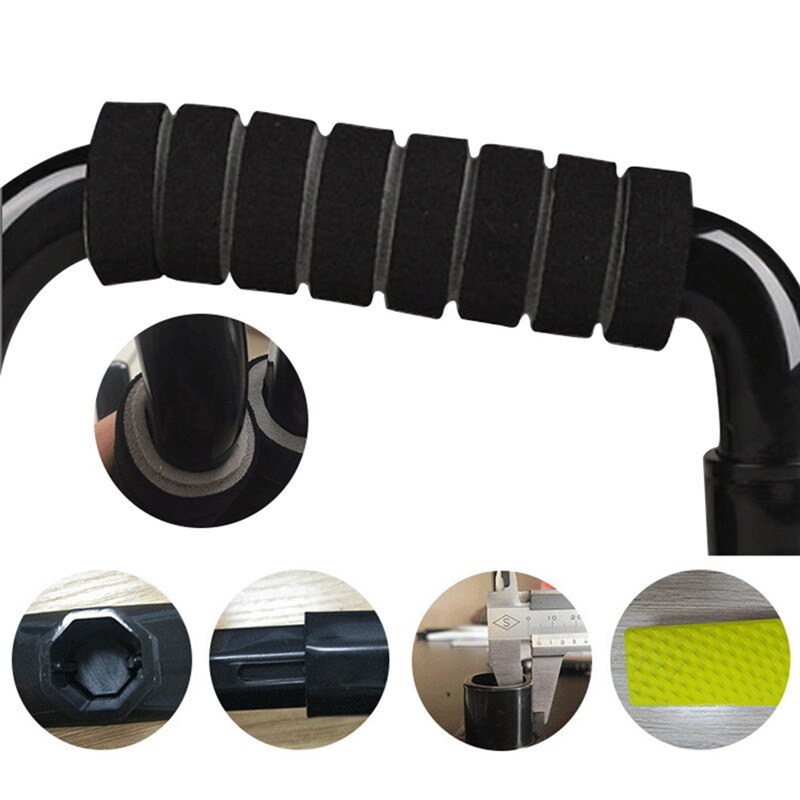 Push-up Metal Bar Non-Slip Home Workout Equipment Handles Strength Universal Men Women