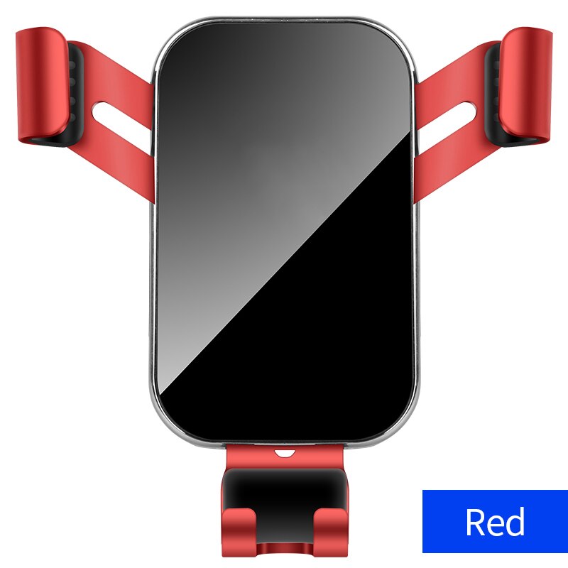 Support de téléphone portable pour Jeep Renegade , Clip de ventilation, support GPS, support de Navigation par gravité, accessoires de voiture: Red