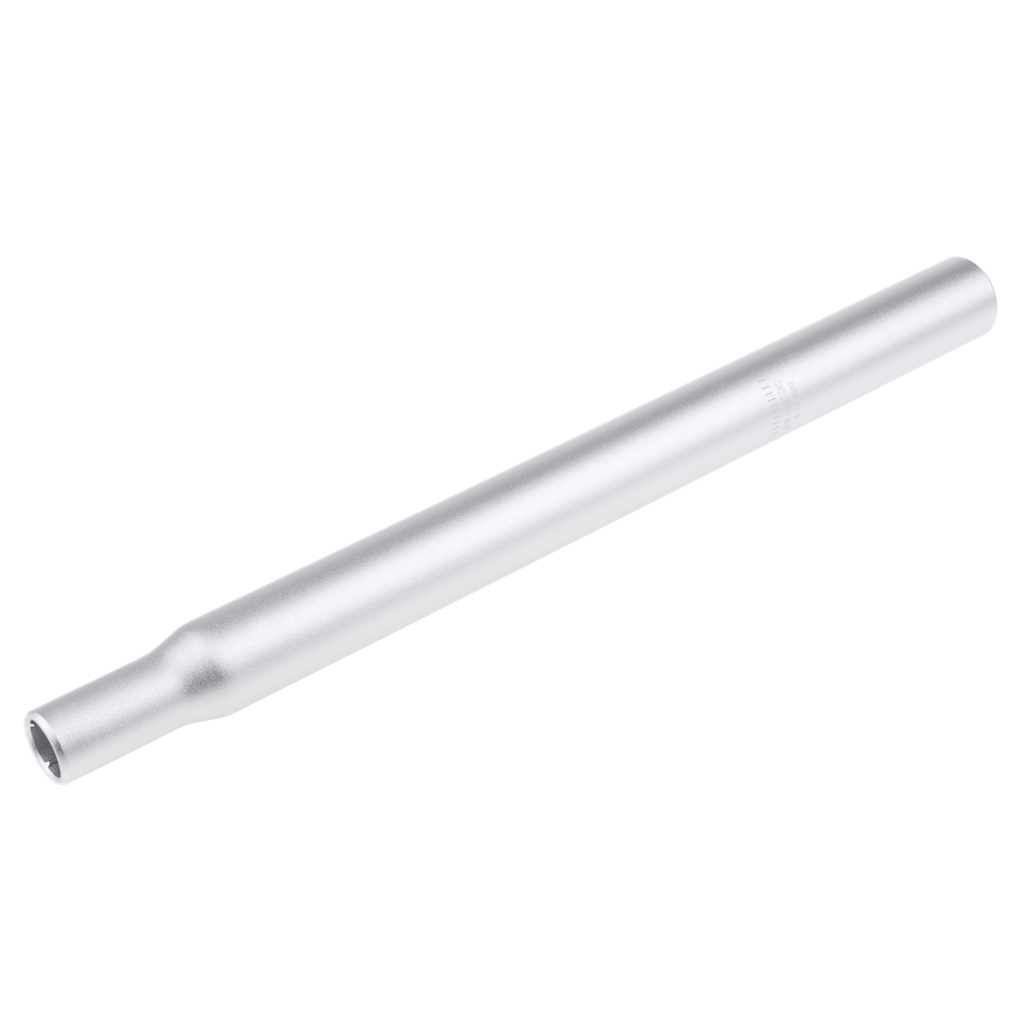 28.6Mm Fiets Cyclus Fiets Aluminium Zadelpen Straight 30/35/40/45Cm Zadelpen: 30cm Silver