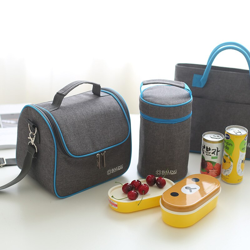 Wärmedämmung Kühler Mittagessen Tasche Picknick Bento Kasten Frischhaltung Eisbeutel Lebensmittel Obst Container Lagerung Zubehör Versorgung