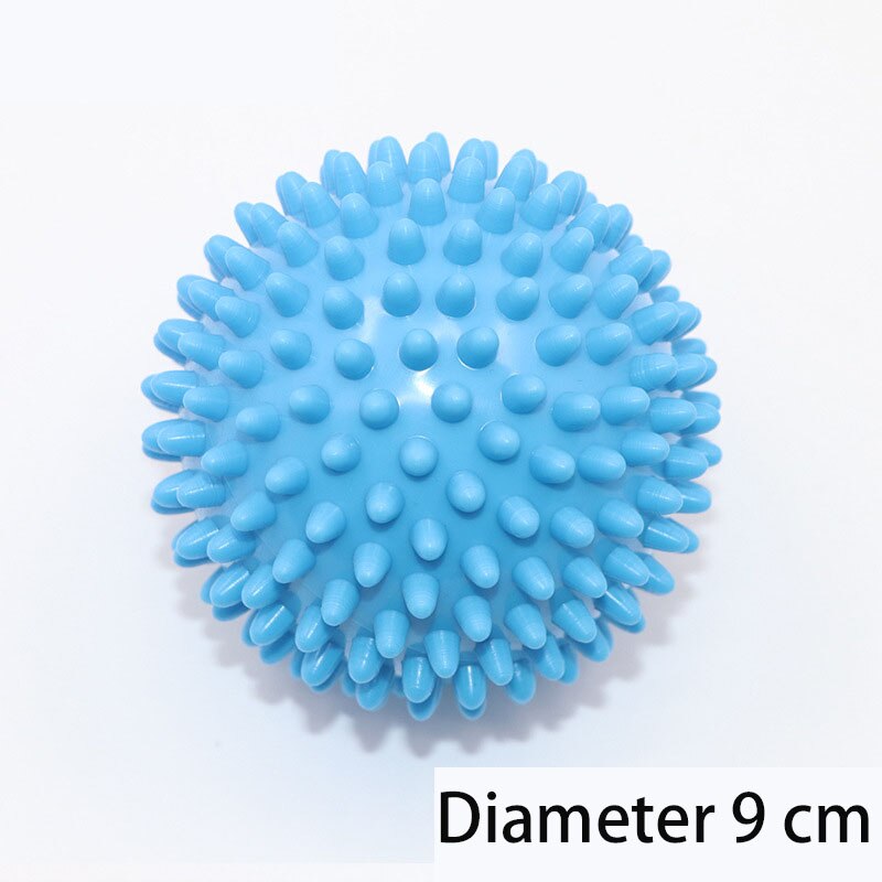 Massage Ball Fitness Fascia Ball Muscle Relaxation Ball Acupoint Massage Spike Ball Grip Fitness Ball Hedgehog Ball: 9cm yellow