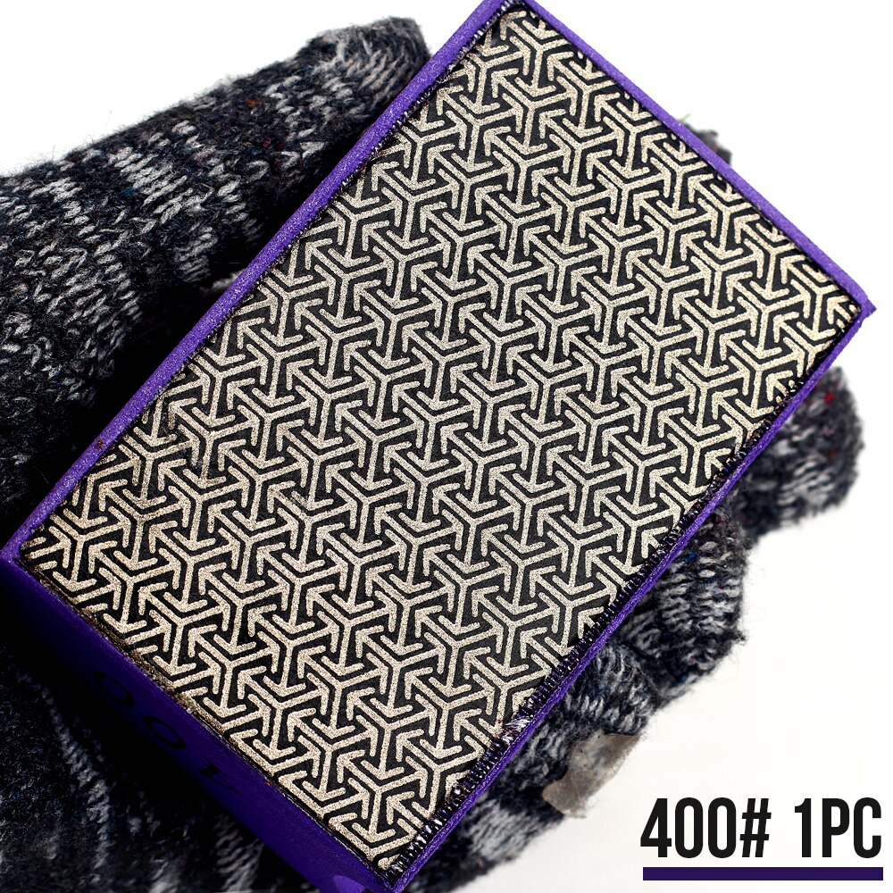 Yijing Diamant De Hand Polijsten Pads Hand Schuren Pads Voor Steen Glas Kunststeen Keuken Schoonmaken Schurende Te: 400-1pc