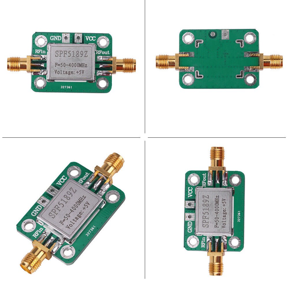 SPF5189 Signal Receiver 50-4000MHz Amplifier Module Low Noise Wideband LNA Transmitter Practical RF Wide Use Broadband