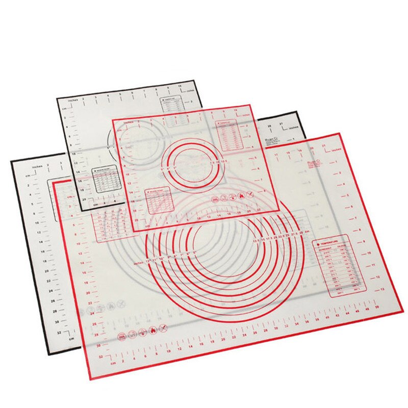 Tarttumaton silikoni leivinmatto taikina taikina taikina kokkare pizzakoneen tyynyt leivonnaiset rullaleivinmatto matot keittiötarvikkeet