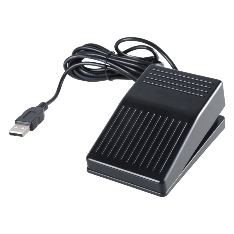 USB Foot Pedal Switch Video Game PC Hands Free Footswitch One for Key Control Program Computer Mouse Keyboard for HID wi