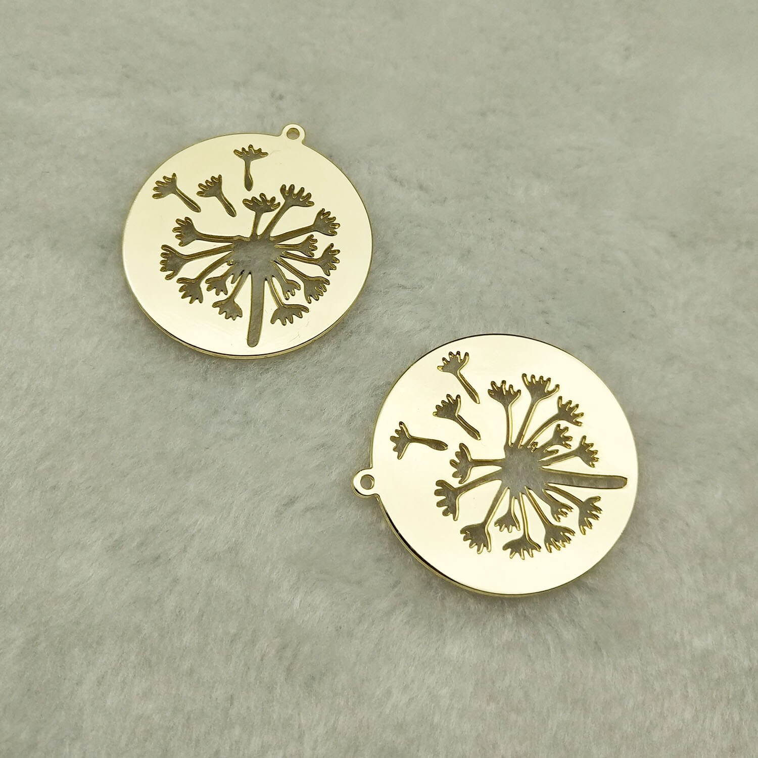 10pcs dandelion charm jewelry accessories earring pendant bracelet necklace charms zinc alloy 30x32mm