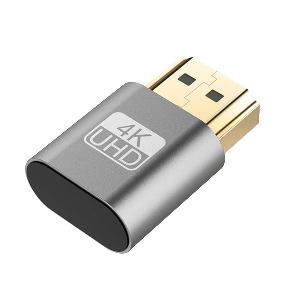 2Pcs 4K HDMI DDC EDID Dummy Plug Mini VGA Virtual Display Adapter HDMI 1.4 DDC EDID Dummy Plug Display Emulator