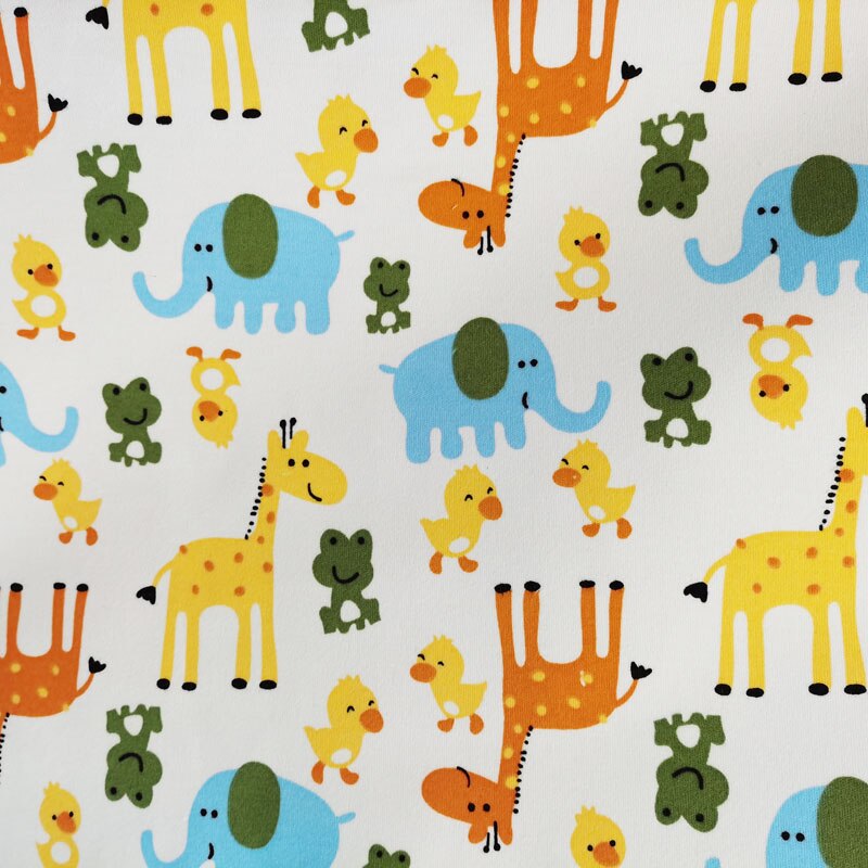Tissu PUL en coton doux et imperméable de , avec film TPU respirant pour tapis à langer