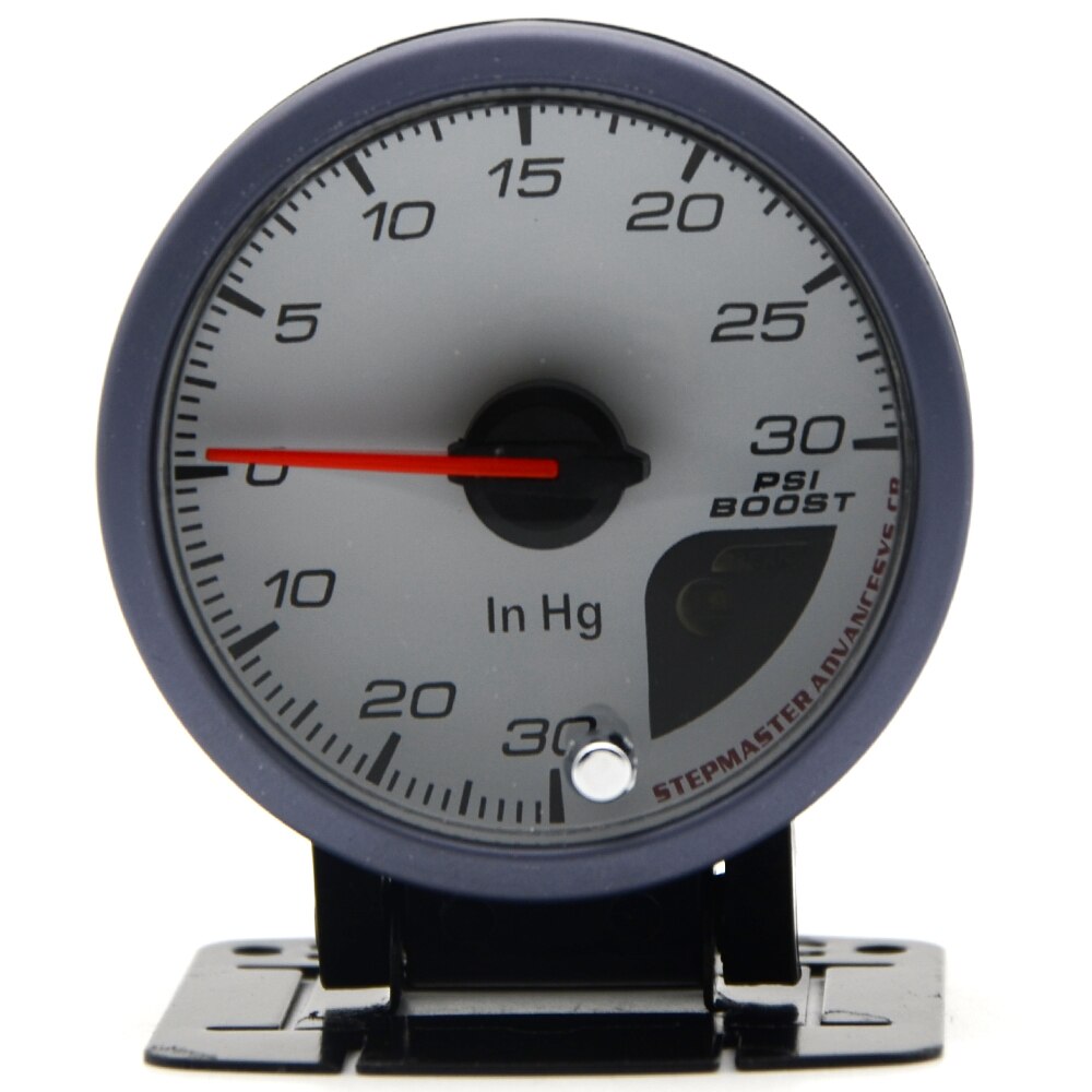Dragon Gauge 60MM 2.0 BAR /-30-30 PSI Boost Turbo Gauge White Face Dual Led Color Display