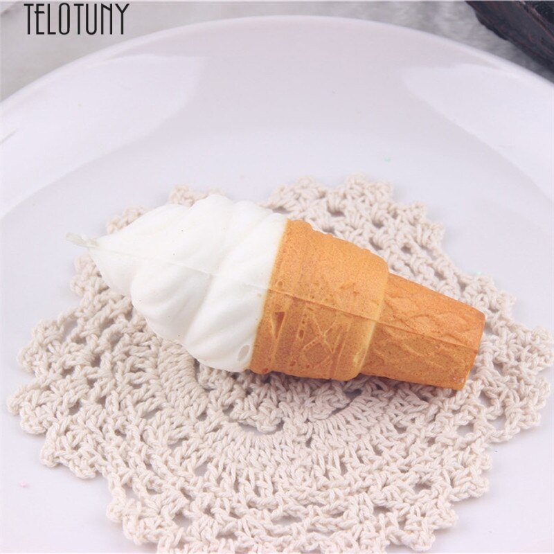 TELOTUNY 10cm Eis quetschen spielzeug Simulation Kuchen Langsam steigend praktisch Riemen Brot Spielzeug Z0123