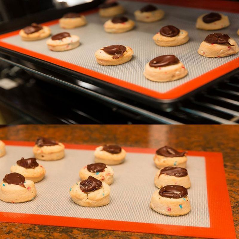 Heat Resistant Silicone Oven Baking Mat For Cookie Bread Biscuit Puff Perforated Silicone Non-stick Mat Kitchen Baking Tool