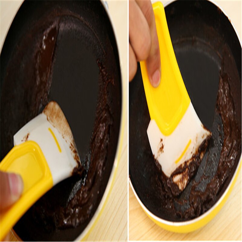 1Pcs Kitchen Accessories Scrape Cake Cooking Tools Pot Gadgets Tools Reusable Silicone Cleaning Scraper Kitchen Tools