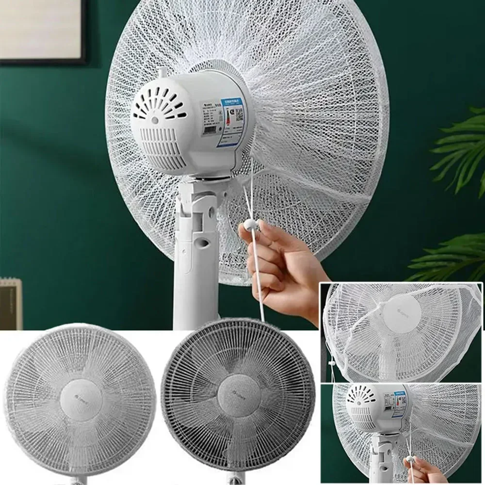 Universele Elektrische Ventilator Cover Fan Bescherming Covers 16/18 Inch Veiligheid Cover Kind Baby Anti-knijp Elektrische Net Mesh Fan