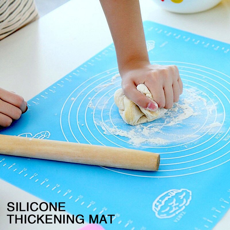 Tapis épaississant en silicone anti adhésif, planche à rouler, cuisson, pâte de farine feuille de table, outils de cuisine