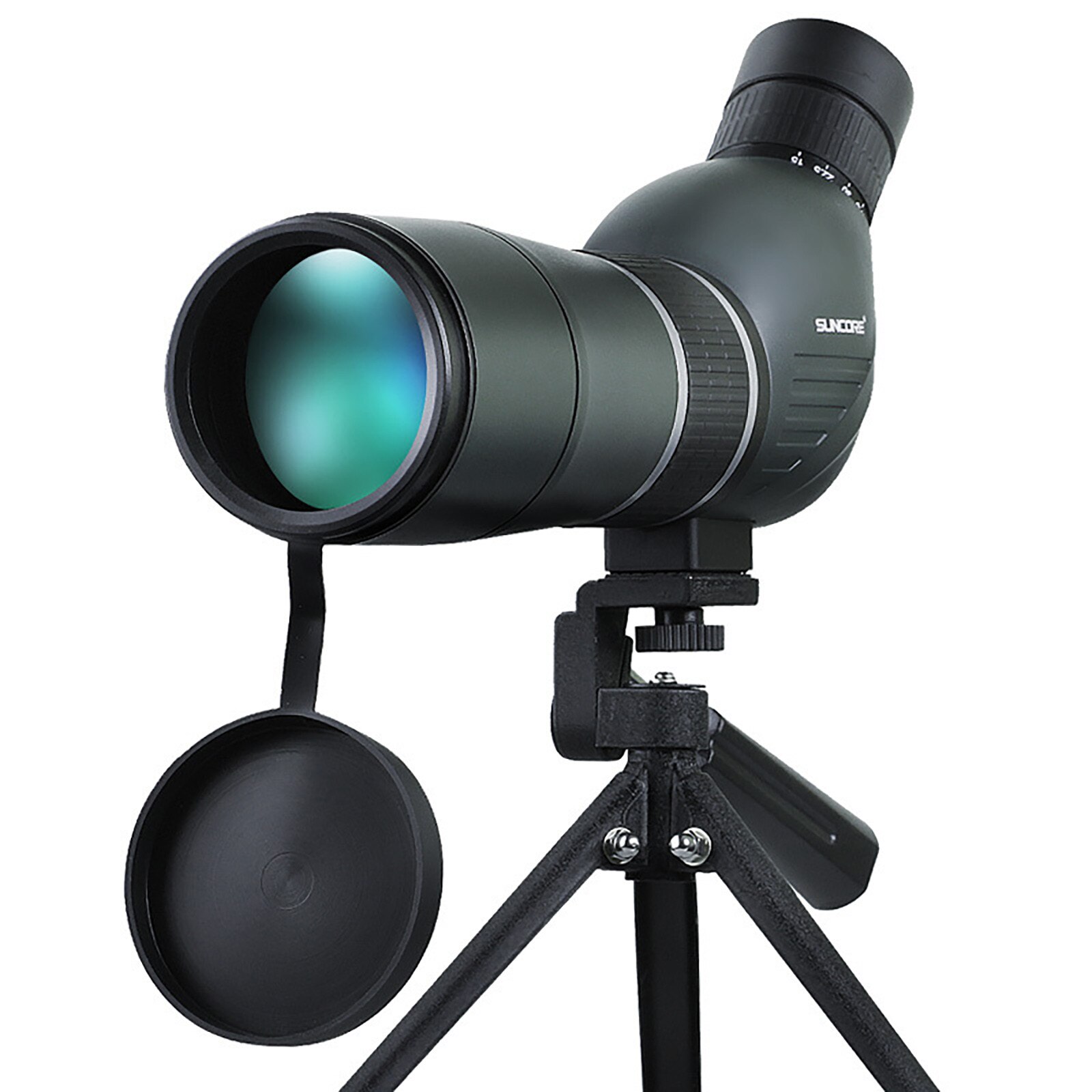 Telescopio astronómico 4 #, telescopio Refractor de 70mm, observación de la Luna para niños, adultos, astronomía, principiantes, lente 16x 67x con buscador: H