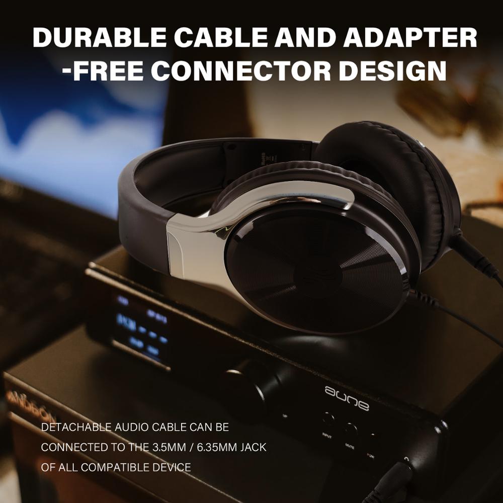 Oneodio Studio casque HI-FI haute définition son sur oreille casque filaire avec micro fermé-dos HIFI casque 3.5/6.35 Jack