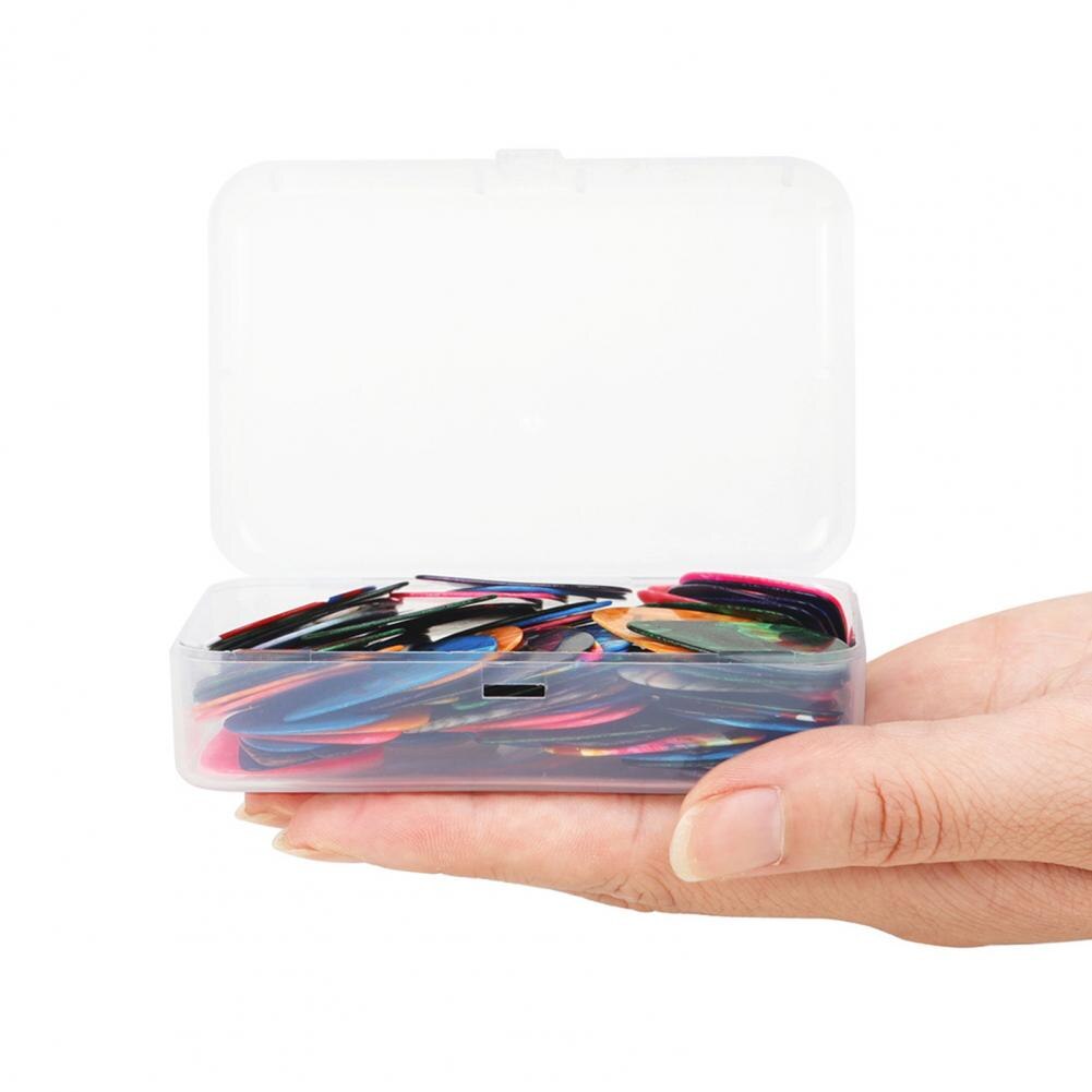 100Pcs 0.71mm Ukulele Finger Picks Shrapnel for Folk Electric Guitar