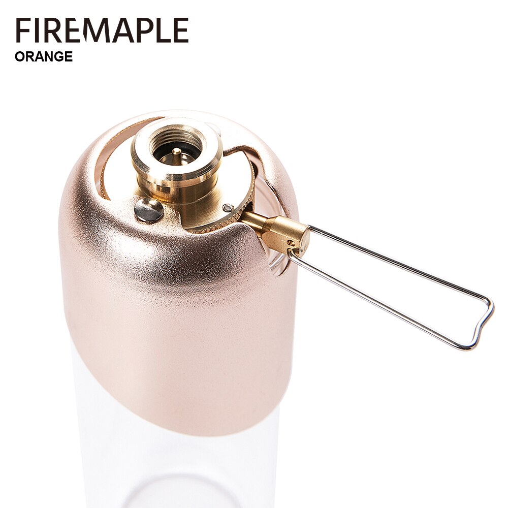 Fire Maple Oranje Gas Lantaarn Outdoor Propaan Isobutaan Brandstof Verlichting Voor Camping Wandelen Backpacken Romantische Ambiance Gas Lamp