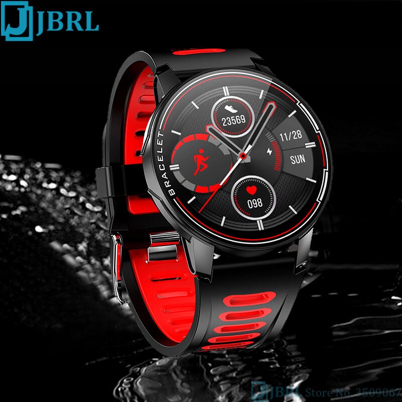 Full Touch Digitale Horloge Mannen Sport Horloges Elektronische Led Mannelijke Horloge Voor Mannen Klok Waterdicht Horloge Bluetooth Uur: red